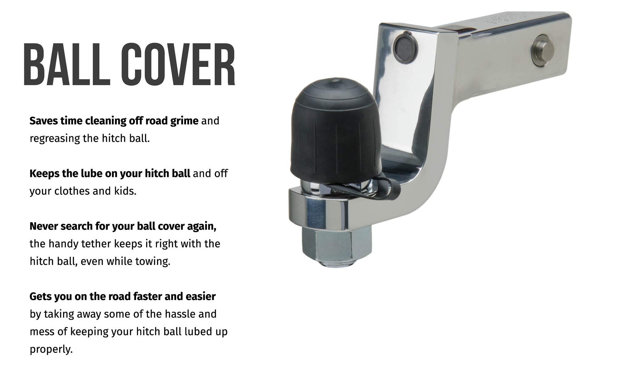 2-5/16" Ball Cover Fastway 82-00-3216 with Tether