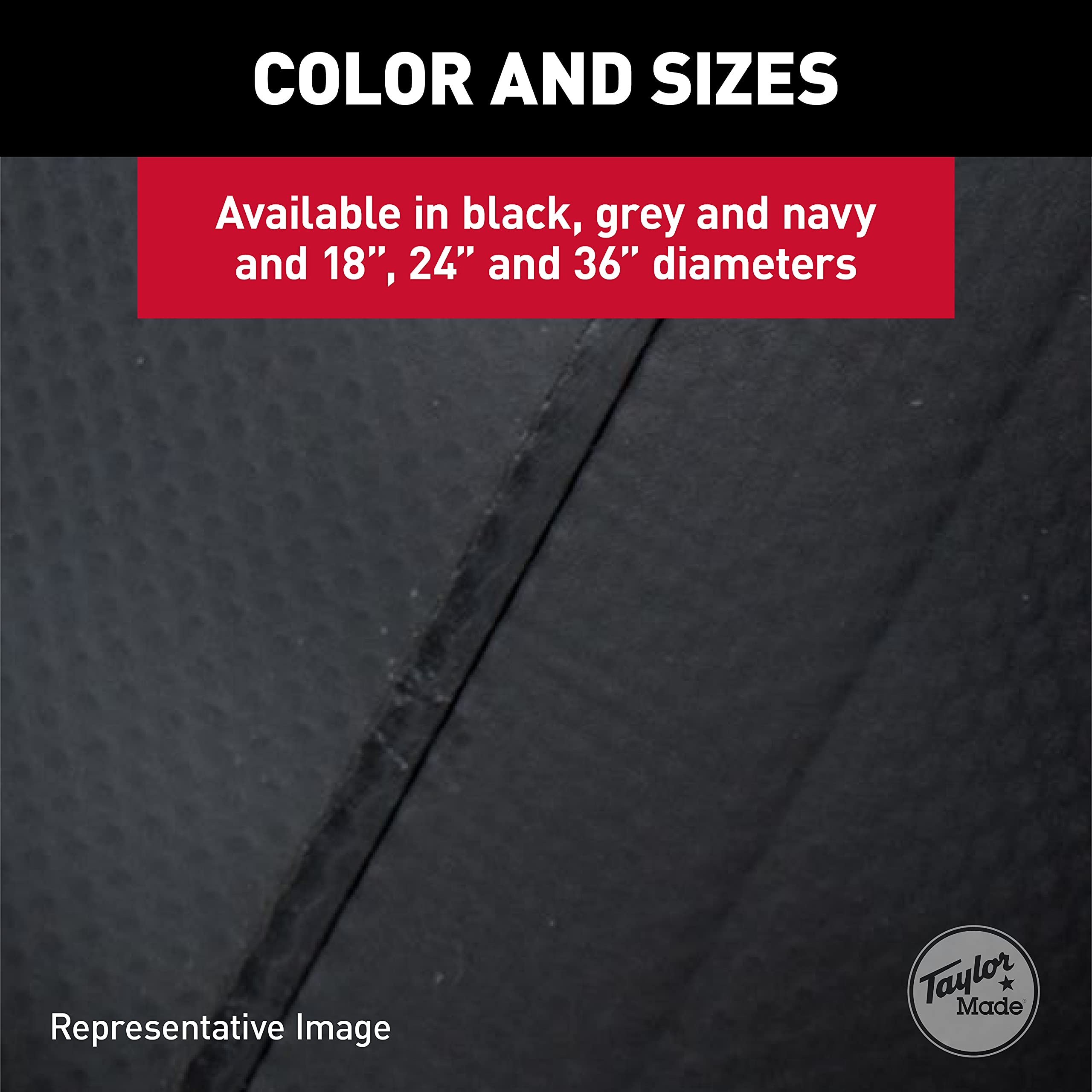 Super Duty TAYLOR MADE PRODUCTS Inflatable Yacht Fenders, Abrasion and Tear Resistant, Black, 24 x 58 inch