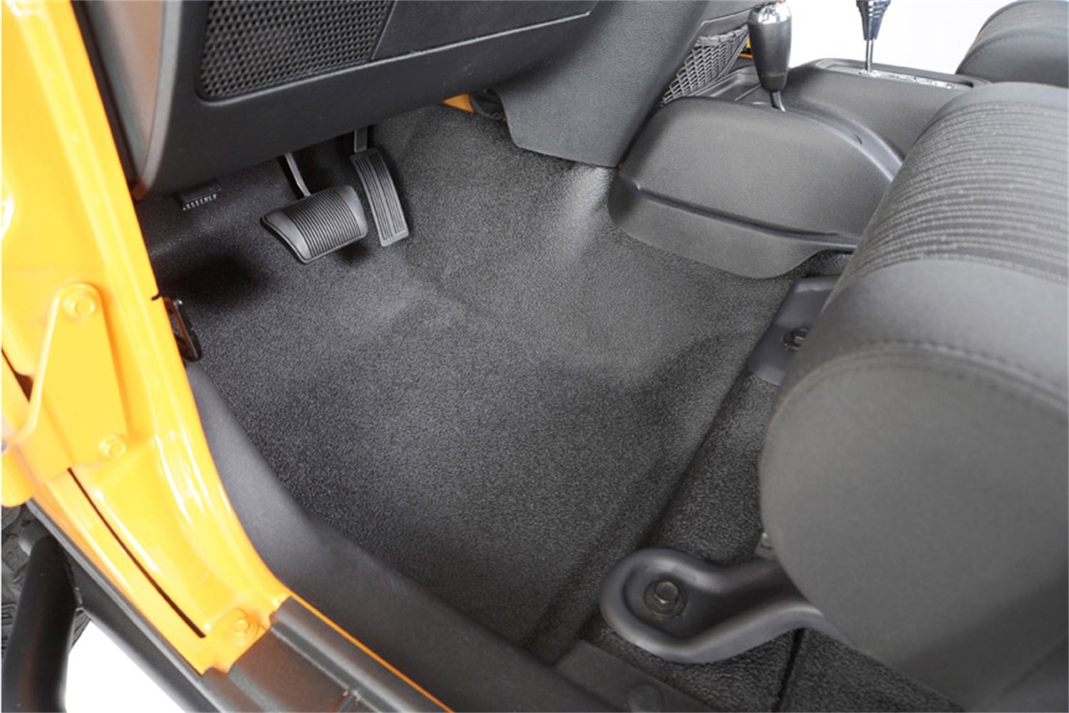 Jeep BedRug Kit - BedTred BTJK07F2 fits 07-10 2DR JK FRONT 3PC FLOOR KIT (INCLUDES HEAT SHIELDS)