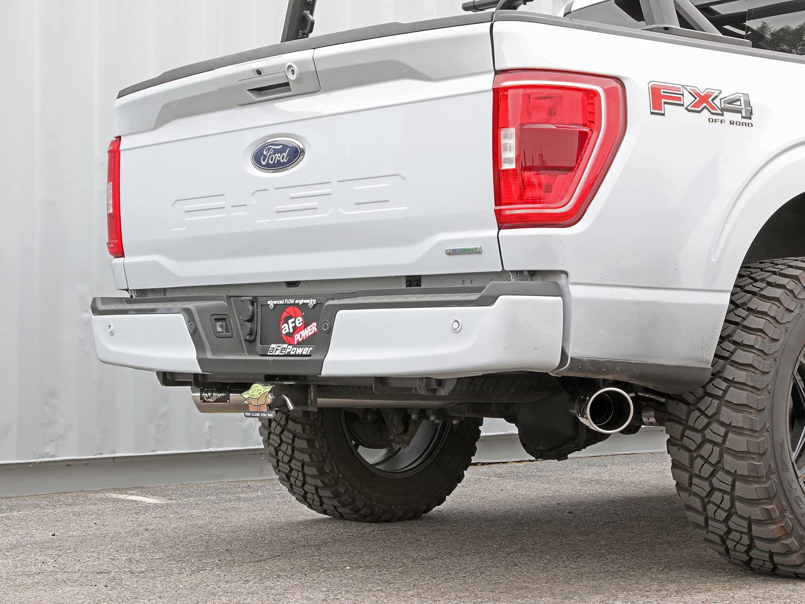 Vulcan Series aFe Power 49-33126-P 3 IN 304 Stainless Steel Cat-Back Exhaust System w/Polished Tip, fits Ford F-150 2021 V8-5.0L/V6-2.7/3.5L (tt)