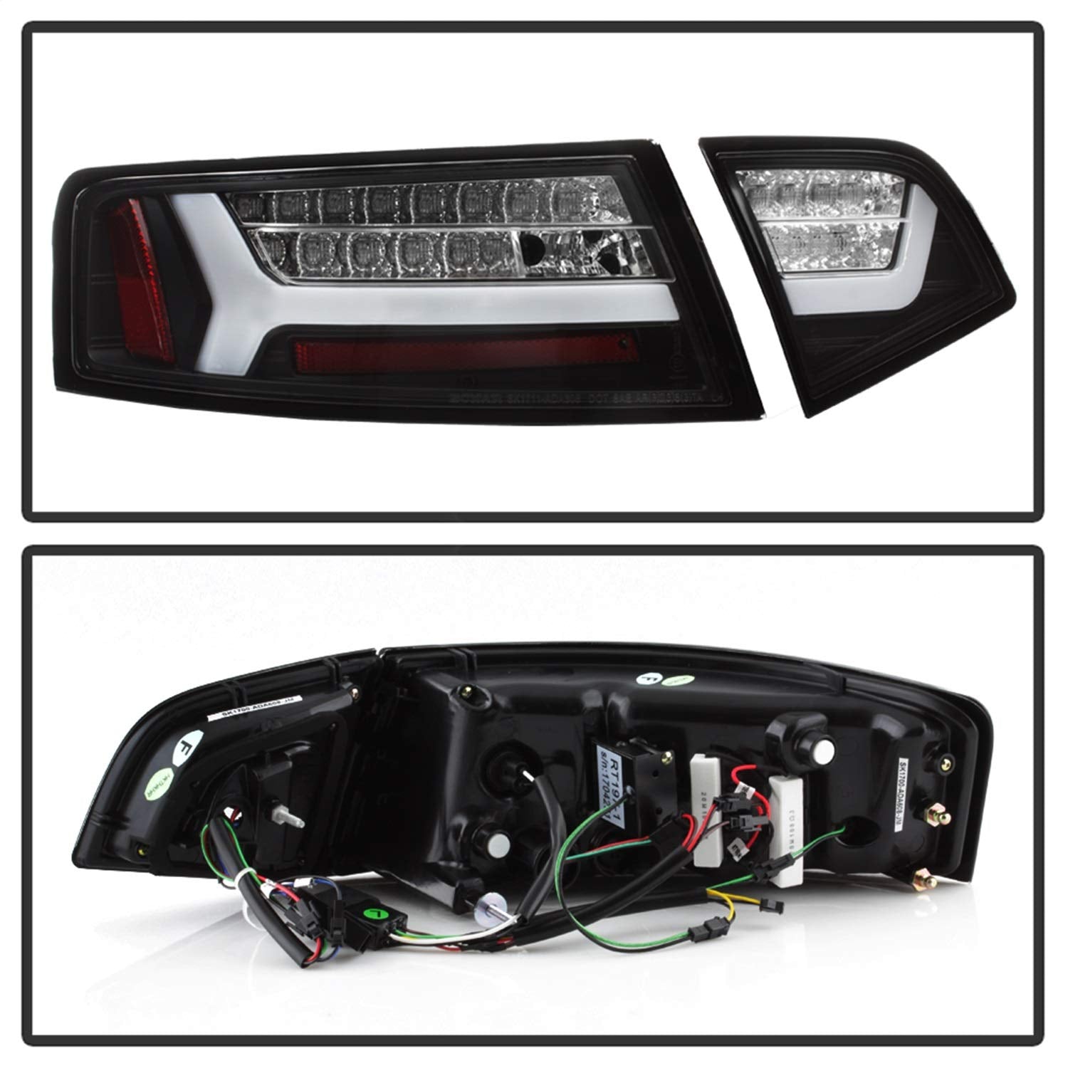 LED Tail Lights Spyder (ALT-YD-AA609-LED-BK)