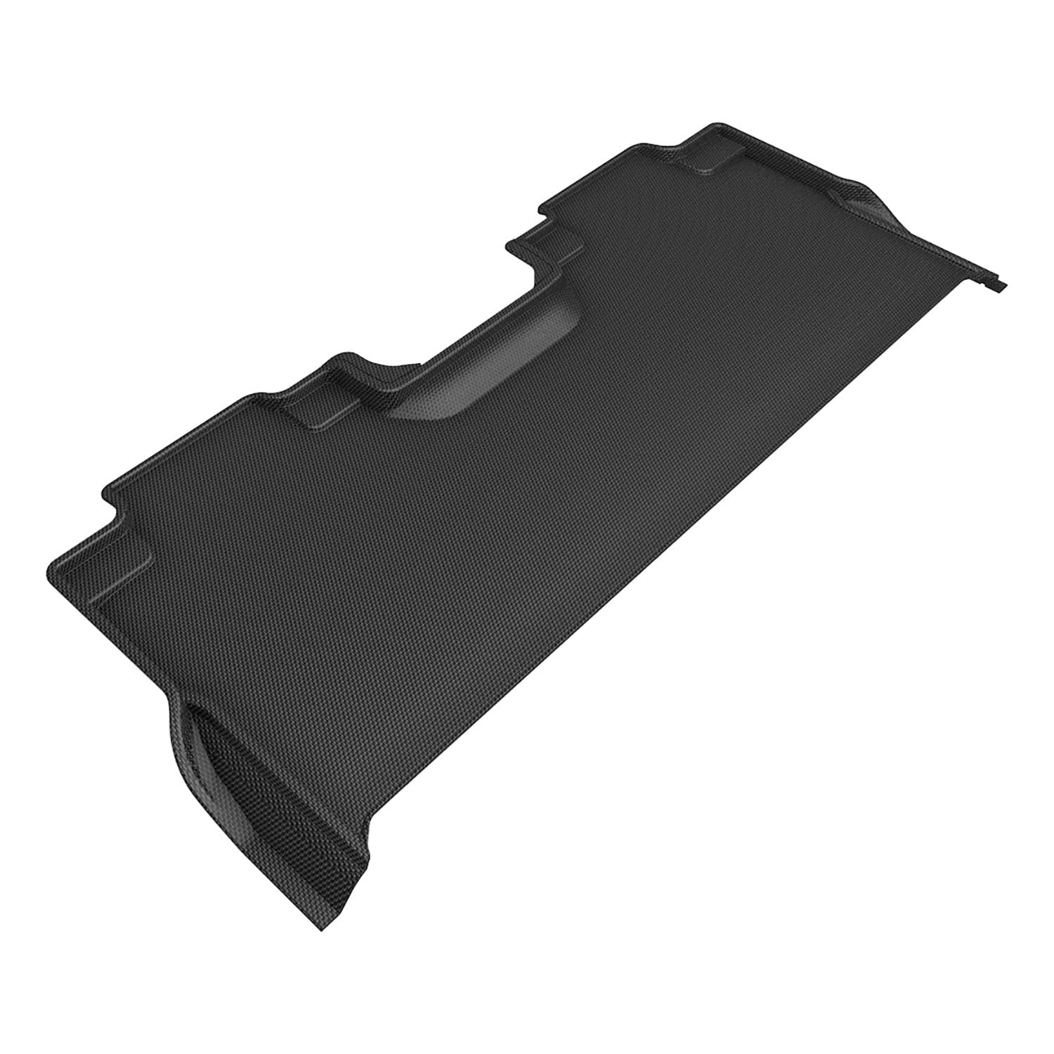 Kagu Floor Mat 3D MAXpider Custom Fit (Black) Compatible with Ford F-150 Supercrew 2021-2026 / F-250/350/450 Crew Cab 2023-2024 (w/Bucket Seats, Vinyl Floor, Underseat Storage) - Second Row