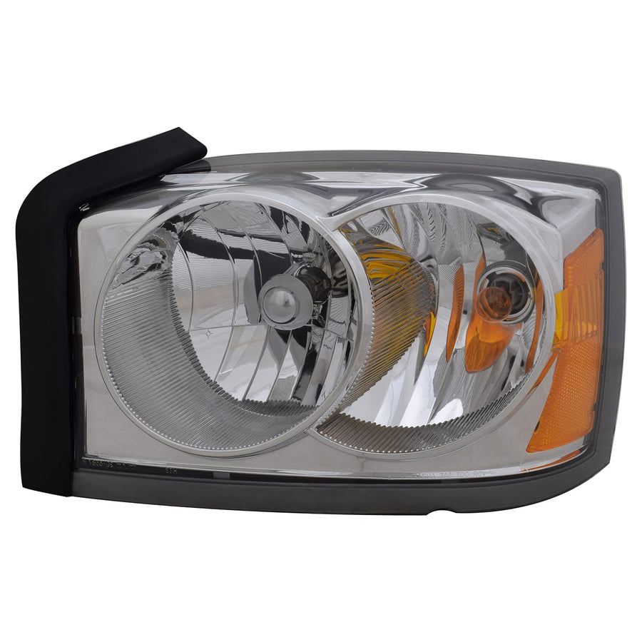 Left TYC Headlight Assembly Compatible with 2006-2007 Dodge Dakota