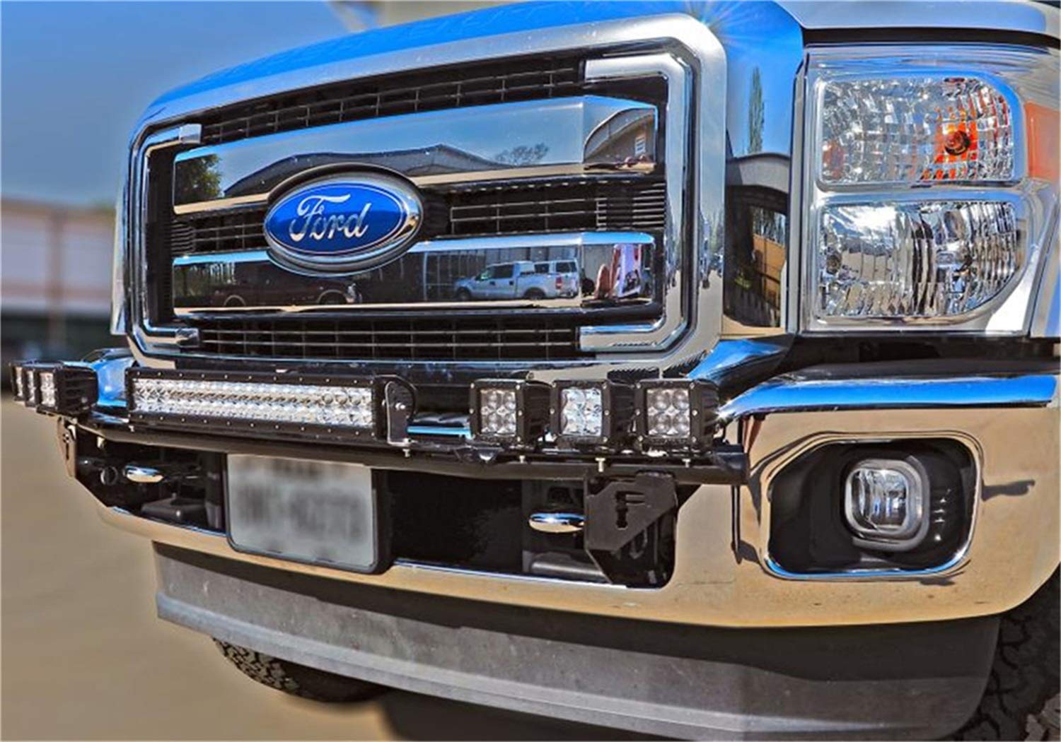 T1430LD-TX | n-FAB | Multi-Mount System (MMS), Light Bar, Textured Black, 14-21 Toyota Tundra