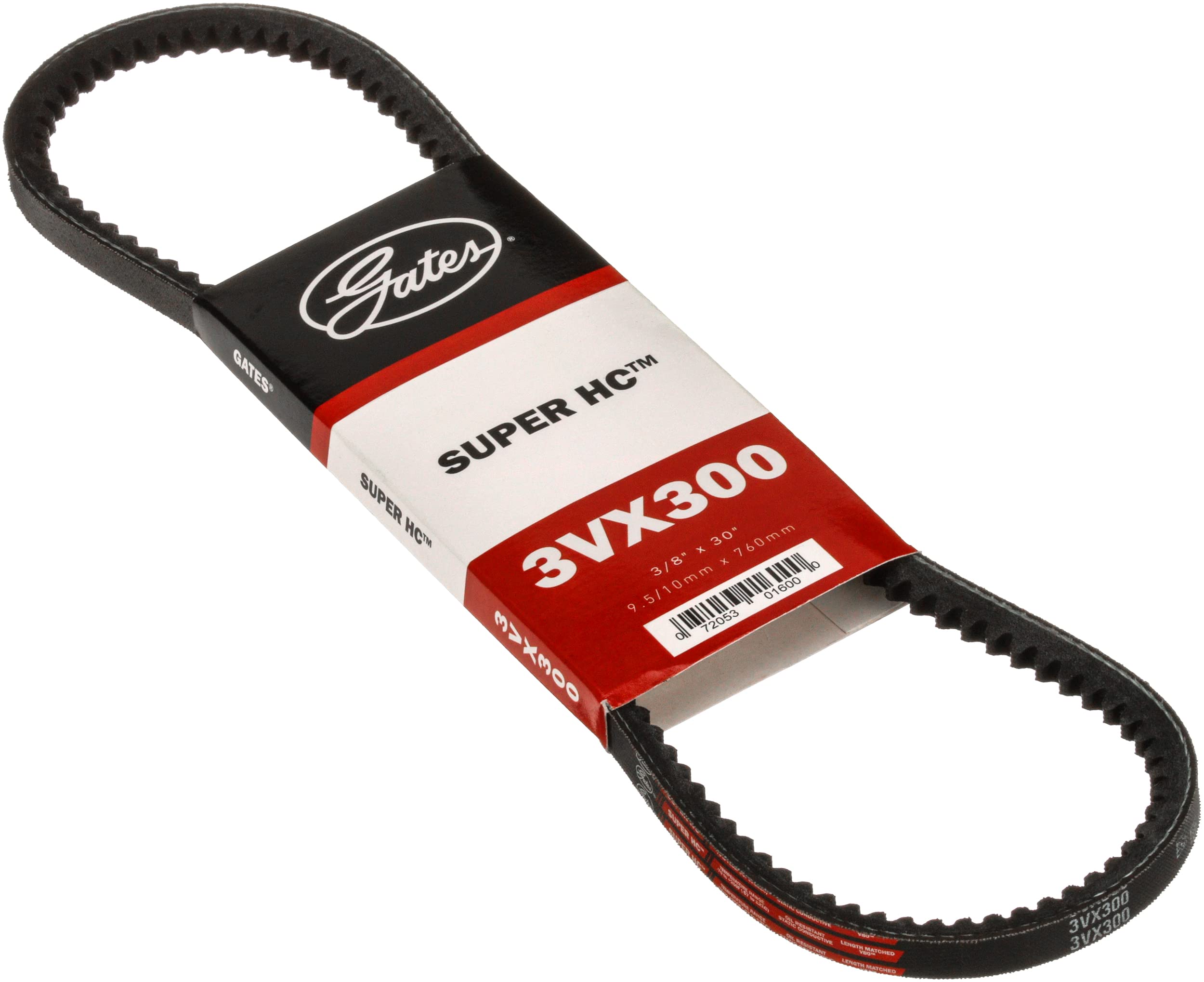 Gates Carlisle Paddles 3VX300 Super HC Molded Notch Belt