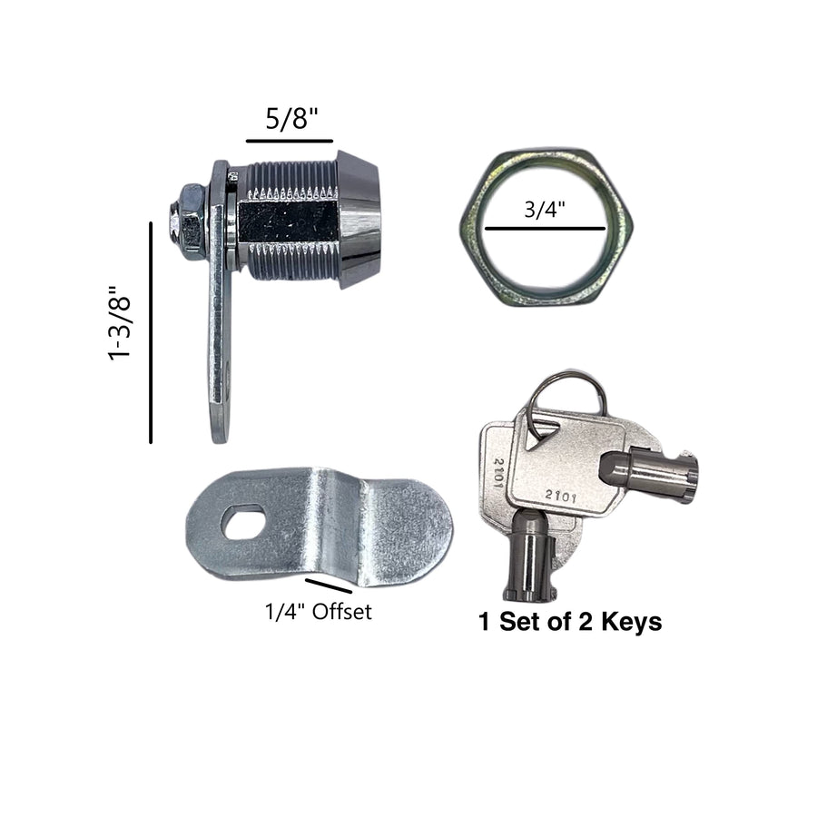 5/8" RV Designer L325 Compartment Lock, (Pack of 4) Ace