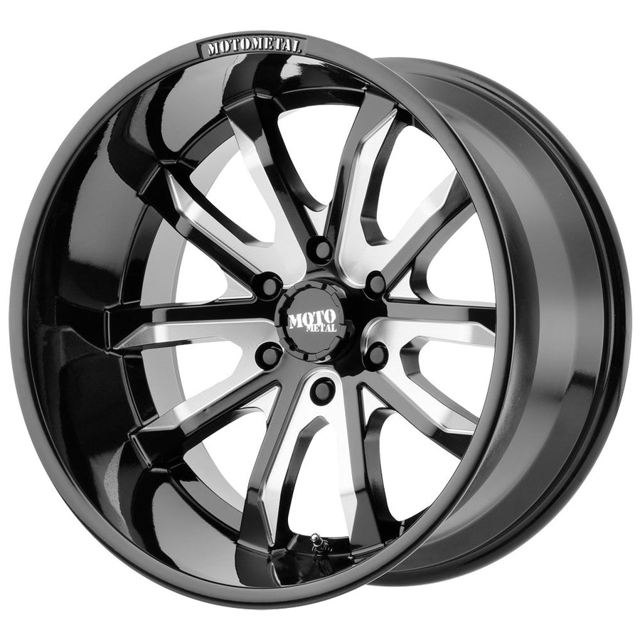 Moto Metal 20X9 MO983 G-BLK MILL -12MM - MO98329050312N 5X5.0