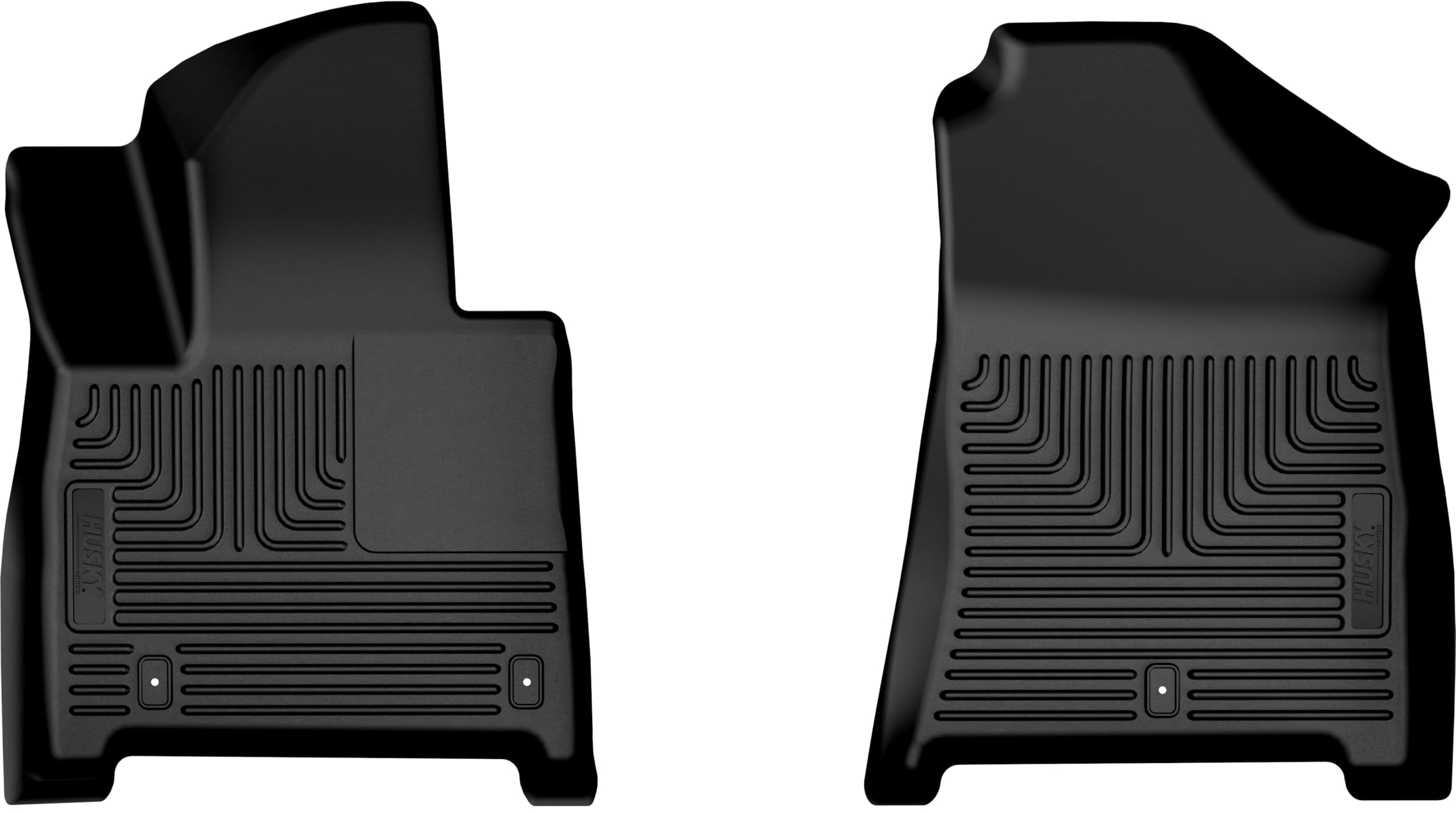 Husky Liners X-act Contour Floor Mats | 2024 - 2026 Hyundai Santa Fe Fits | Front Row, 2-pc Black - 54411