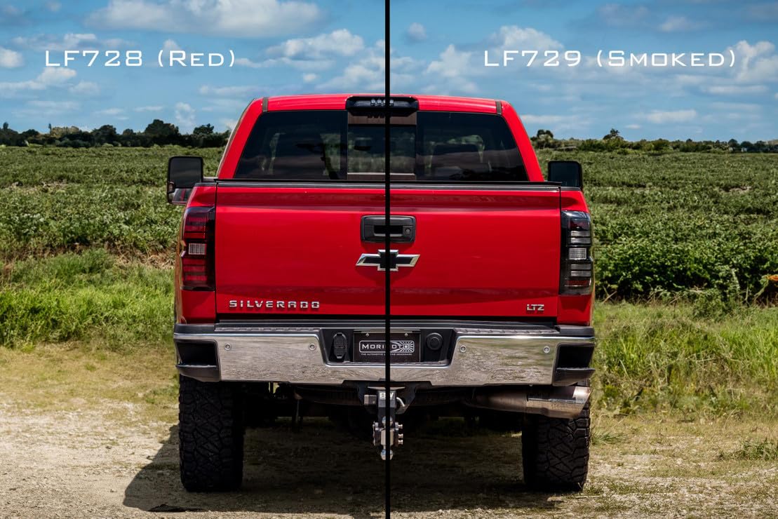 Morimoto XB LED Taillights Plug and Play fits Chevrolet Silverado 2014-2019 LED Taillight Assemblies (Red)