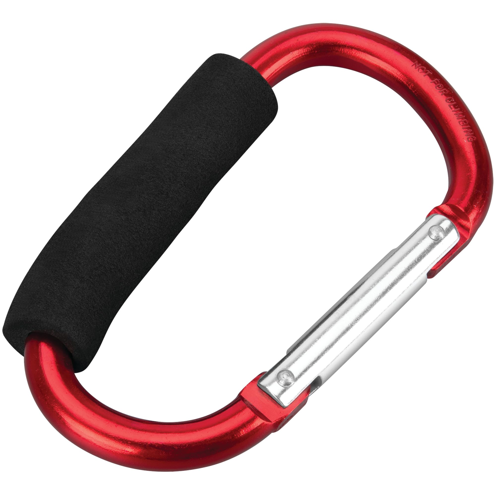 Lightweight Performance Tool 20197 Aluminum Carabiner with Soft Grip Handle for Easy Transport of Cords, Tools, and Equipment