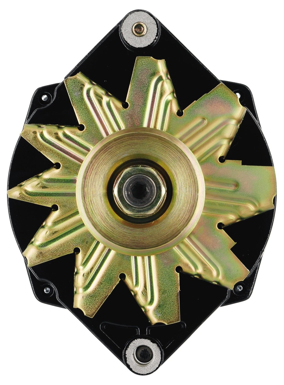 Alt Powermaster Jeep Upgrade Black 150A 6 grv Pulley Motorola Replacement 1" MTG Spool 1-Wire