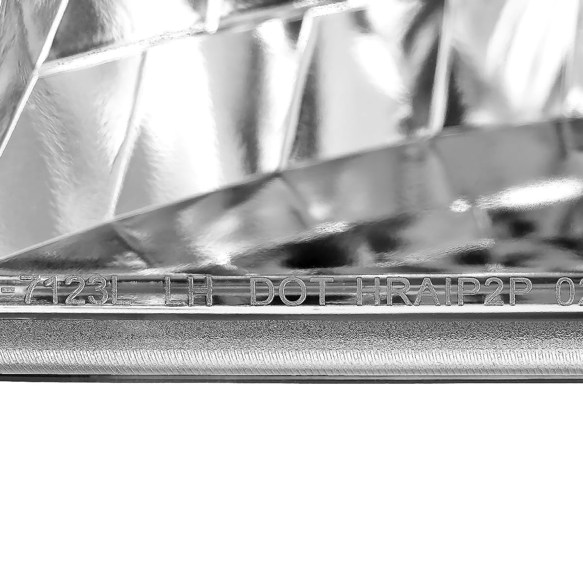 1PC LED Strip Headlights + Corner Lights SPEC-D TUNING Chrome Housing Clear Lens Compatible with 1993-1997 Ford Ranger L+R Pair Head Light Lamp Assembly