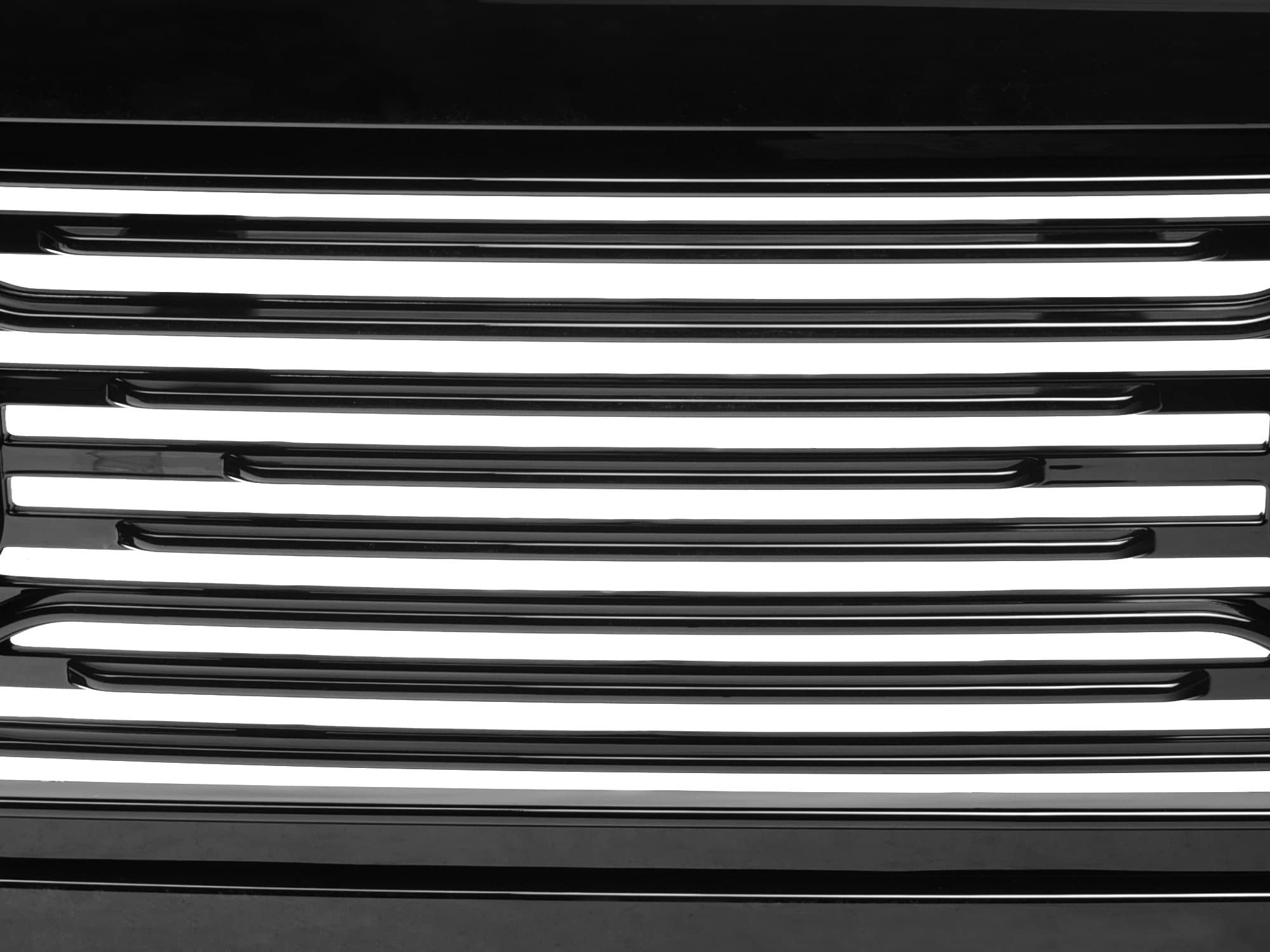 Big Horn Armordillo USA 7178427 Horizontal Front Hood Grille - Gloss Black Fits 2010-2018 Dodge Ram 2500/3500/4500