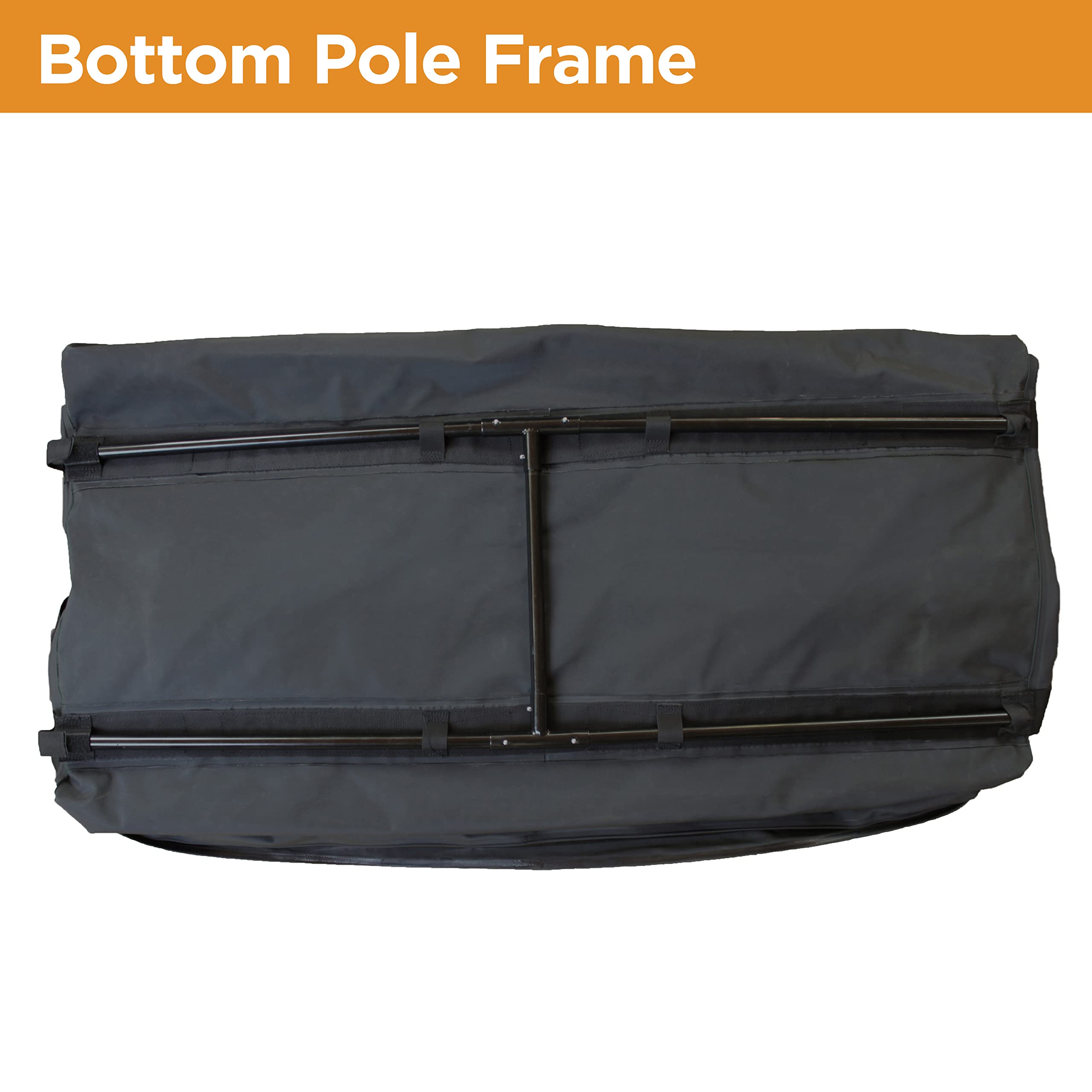 Rightline Gear Rear Waterproof Car Cargo Carrier Bag, Attaches With Or Without Roof Rack, 13 Cubic Feet, Black