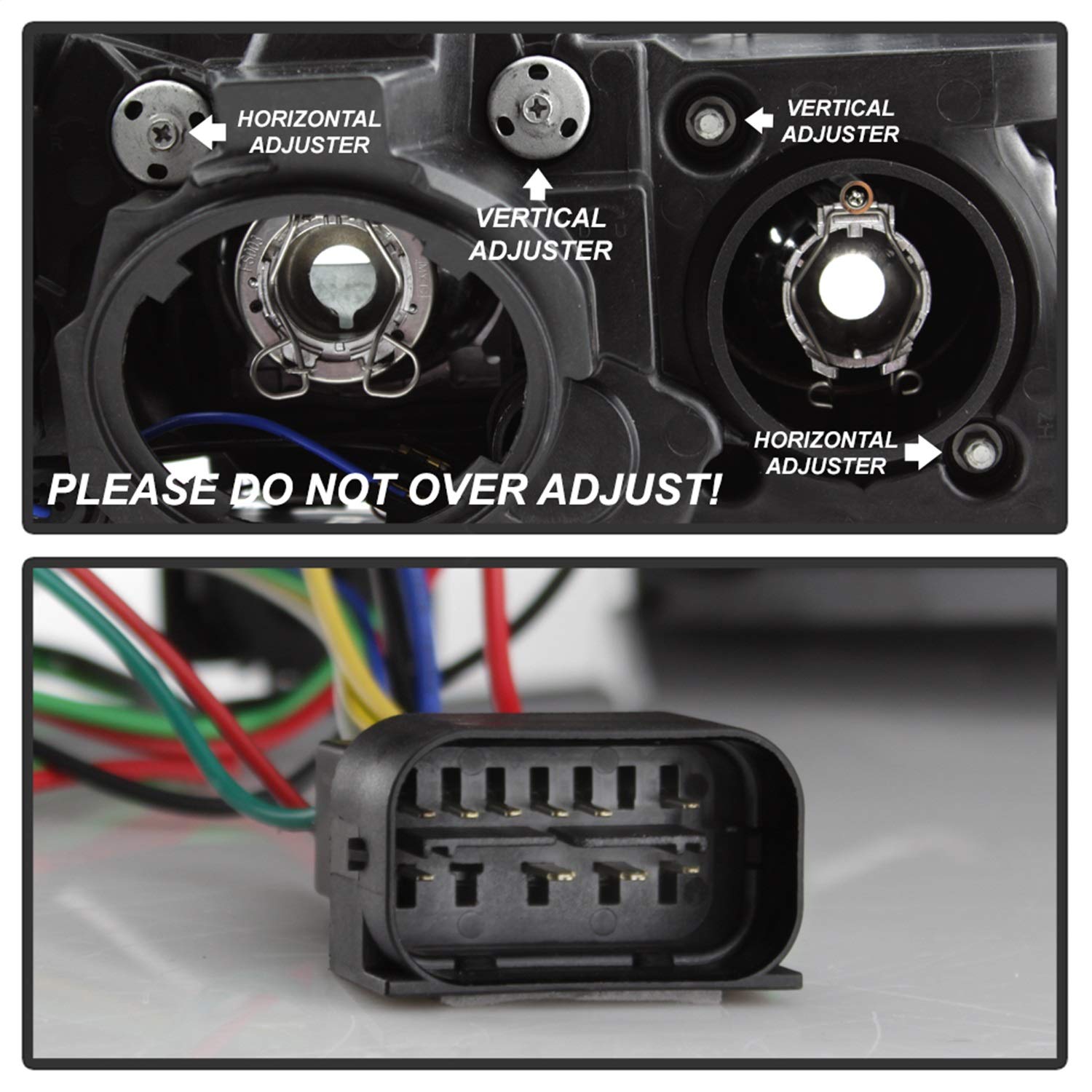 BMW F30 3 Series 2012-2014 Spyder 5084361 4DR Projector Headlights - LED DRL - Smoke