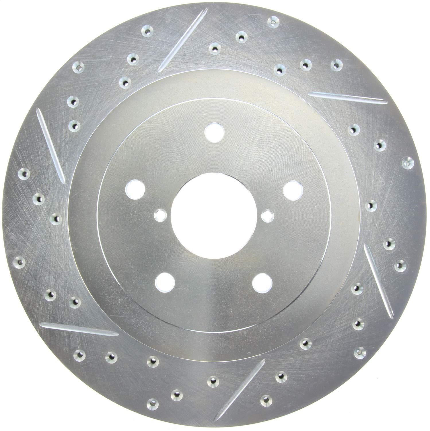 StopTech 227.47023R Brake Rotor Select Sport Drilled and Slotted; Rear Right
