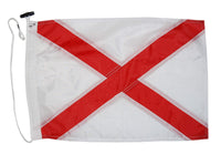 Code V Flag Taylor Made Products, 12 x 18-Inch, Red & White