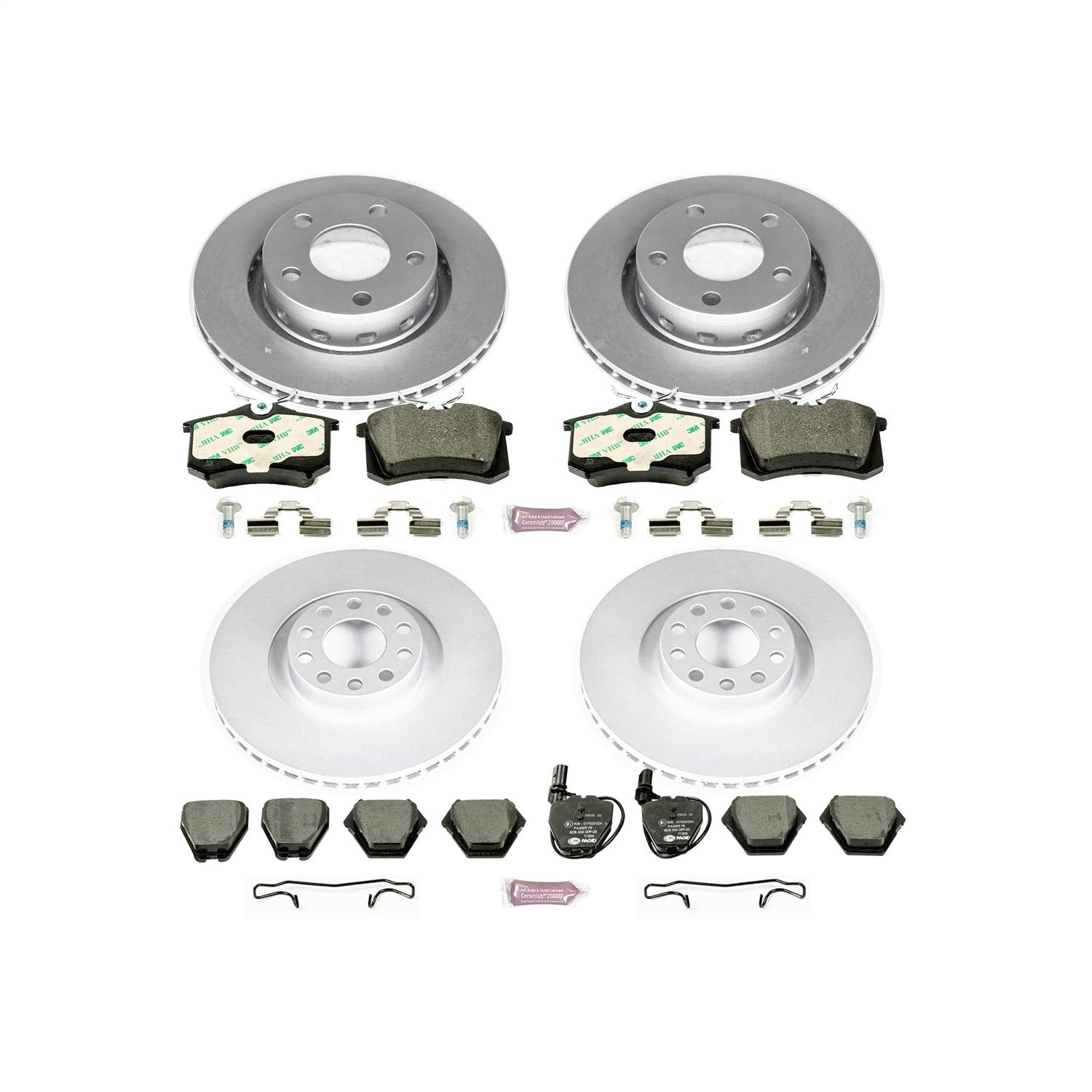 Euro-Stop Brake Kit Power Stop ESK4204 For Audi A6 Quattro 2000-2004 [Model Specific]