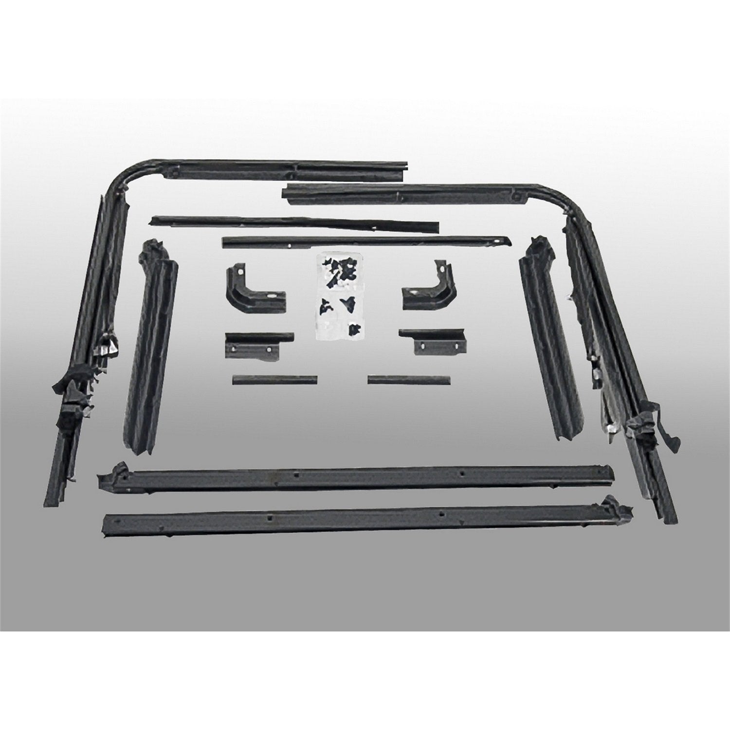 Soft Top Hardware Kit Rugged Ridge 13510.01, Factory Replacement; 87-95 Jeep Wrangler YJ