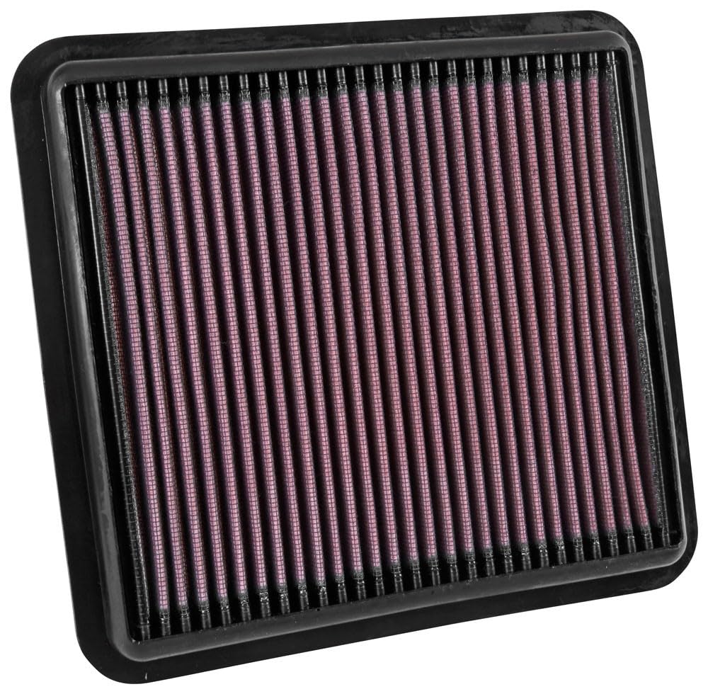 K&N Engine Air Filter: Replacement Car Air Filter, Reusable, Clean Every 75,000 Miles, Washable, Premium: Compatible with 2015-2019 MAZDA CX-3, 33-5042