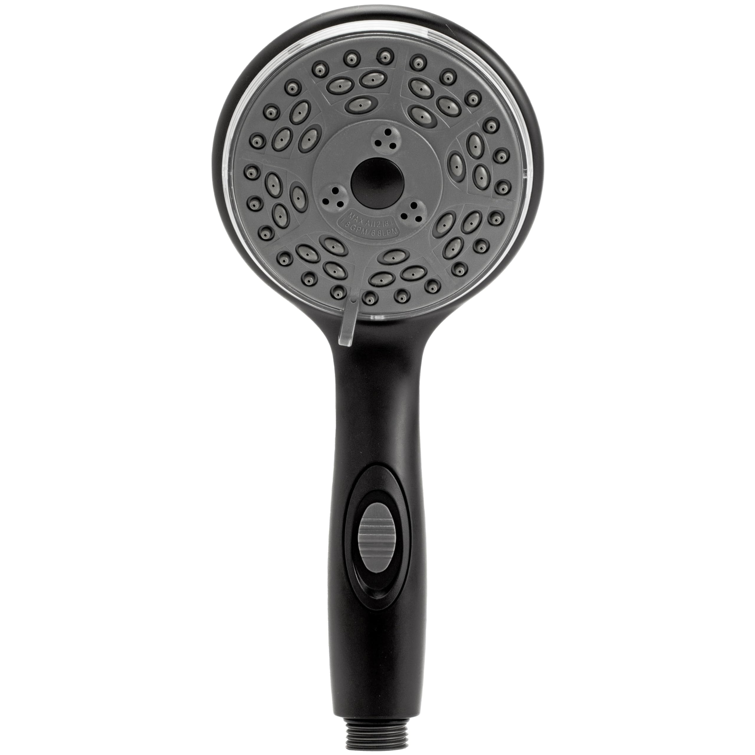 Dura Faucet Handheld Premium RV Shower Wand with Eco-Friendly On/Off Switch (Matte Black)