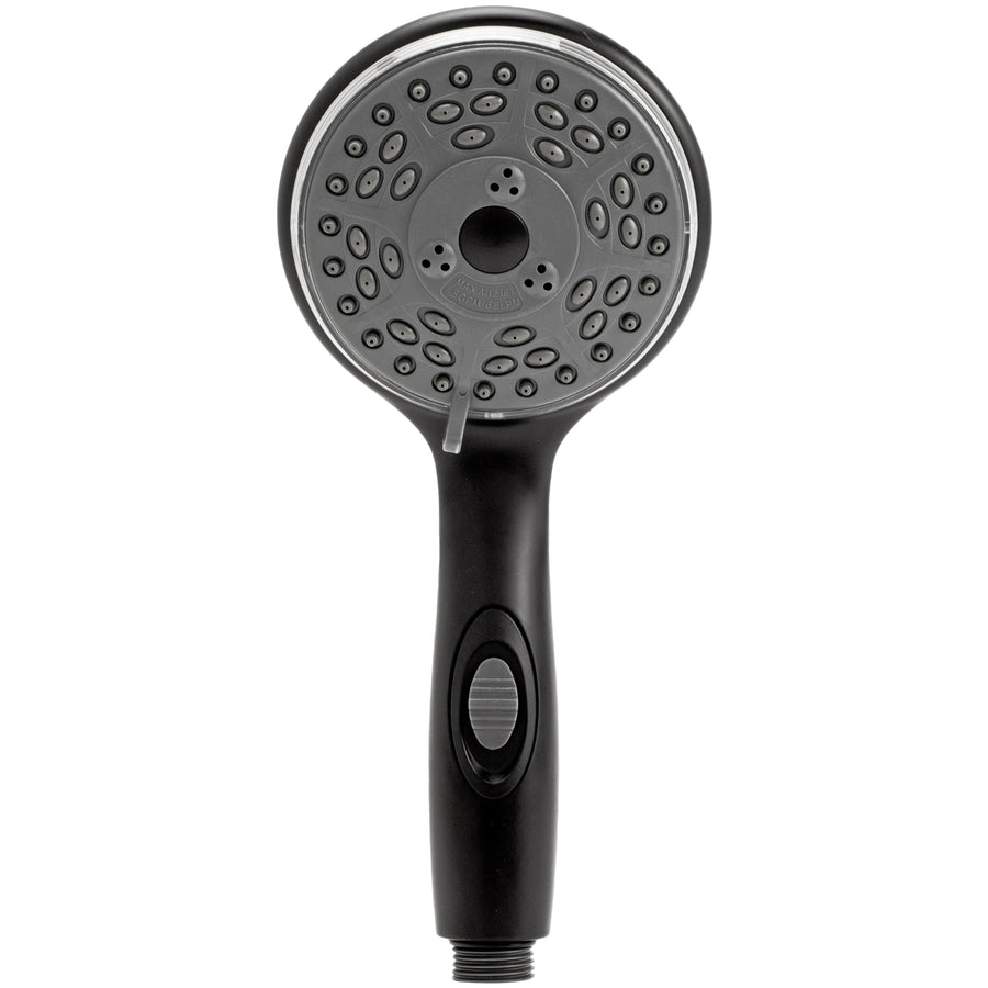 Dura Faucet Handheld Premium RV Shower Wand with Eco-Friendly On/Off Switch (Matte Black)