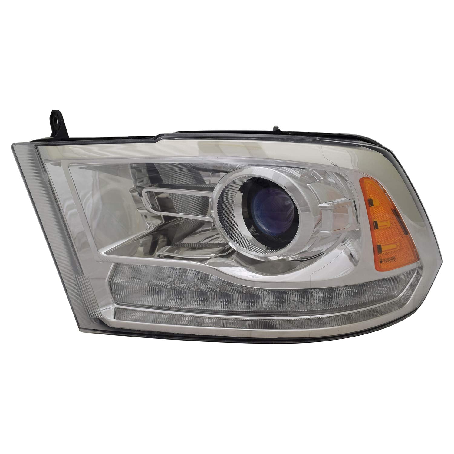 Left TYC Headlight Assembly Compatible with 2013-2015 Dodge Ram 1500 Pickup