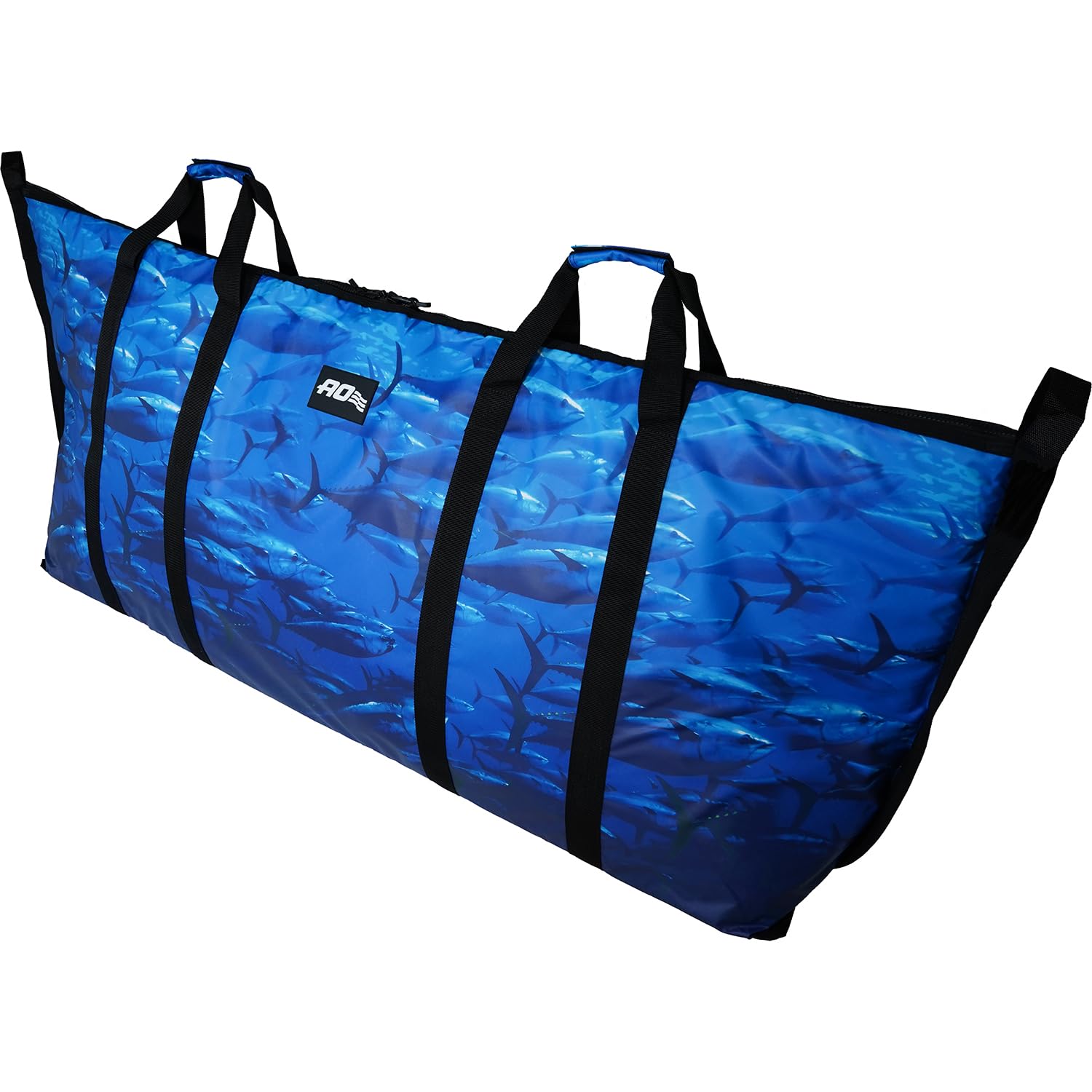 Insulated AO Coolers Fish Bag Kit with 6 Fillet Bags, 6-Foot x 24-Inches, Tuna Blue