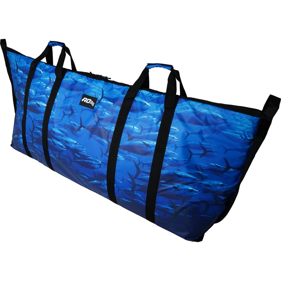 Insulated AO Coolers Fish Bag Kit with 6 Fillet Bags, 6-Foot x 24-Inches, Tuna Blue