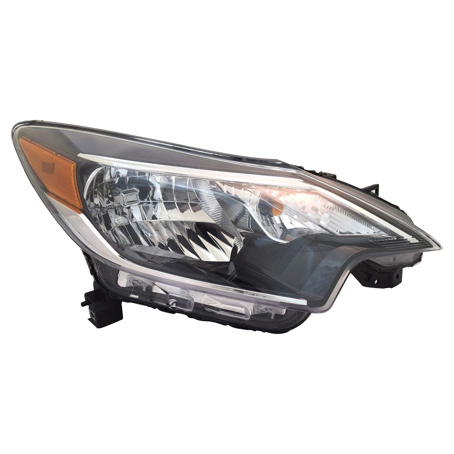 Right TYC Headlight Assembly Compatible with 2017-2019 Nissan Versa