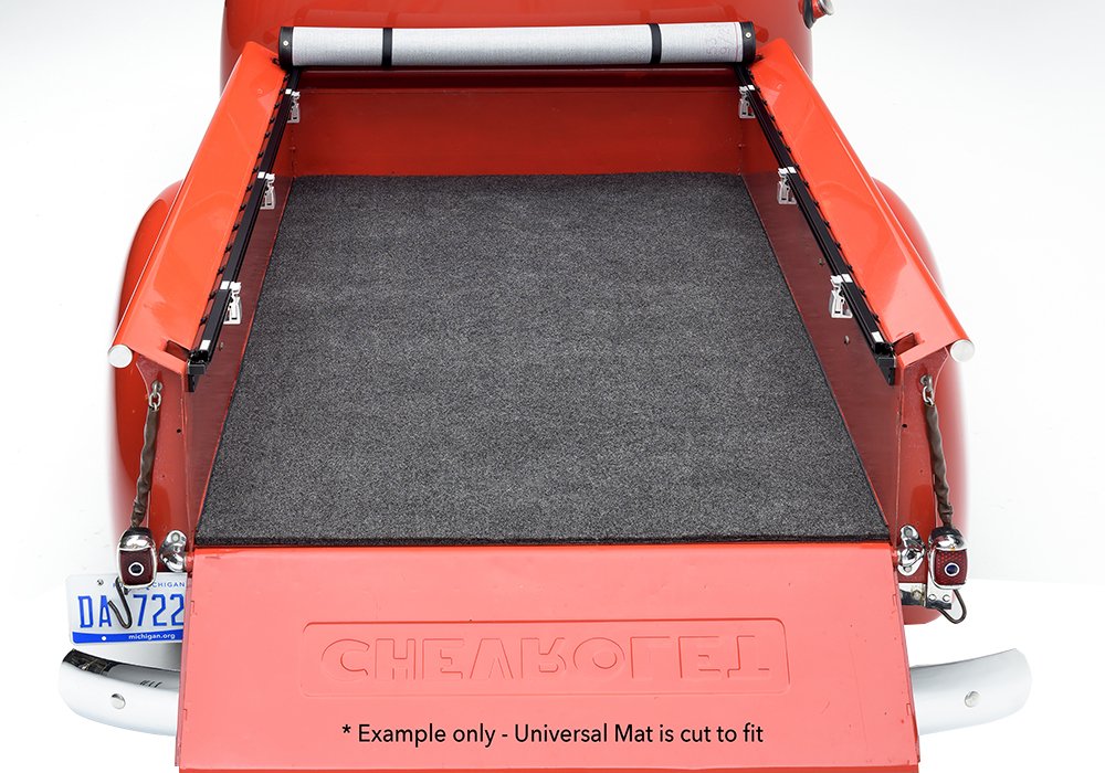 Classic Bed Mat Bedrug | 66x98 - You Cut to Fit, Charcoal Grey, (Models w/Drop-In Style Bedliners) | BMX00D