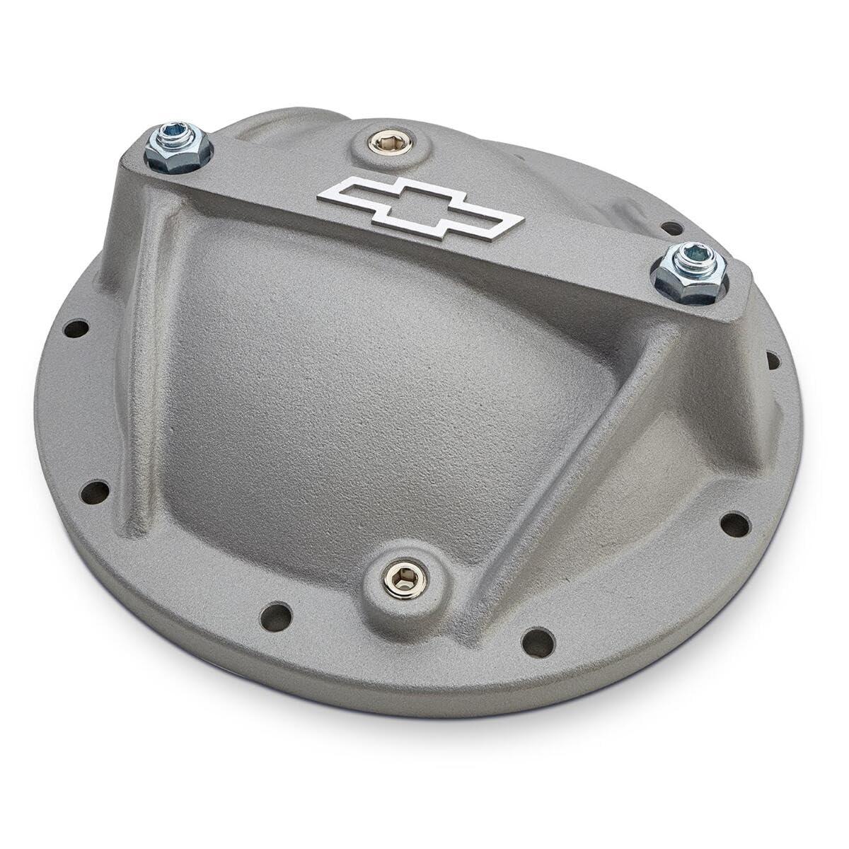 Differential Cover PROFORM 141-694 - Reinforced - Main Cap Bolts/Magnetic Drain Plug Included - Aluminum - Gray Crinkle Powder Coat - 7.5 in - GM 10-Bolt - Each