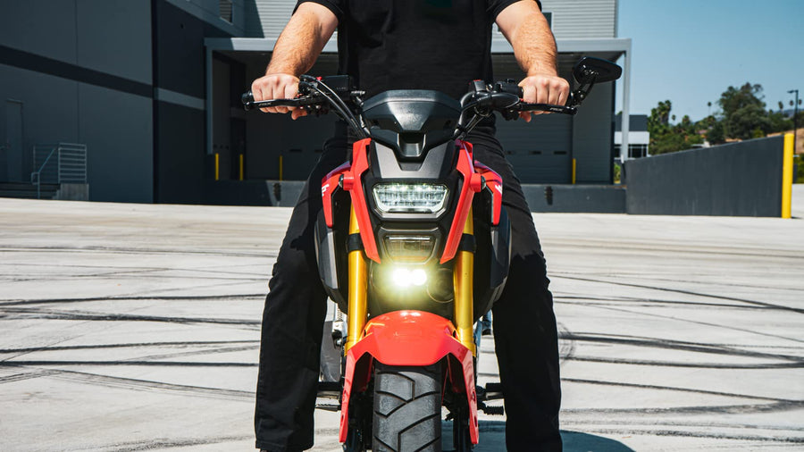 S2 Pro Baja Designs LED Headlight Kit for Grom 2014-20 Motorcycle (Driving/Combo Clear Lens)