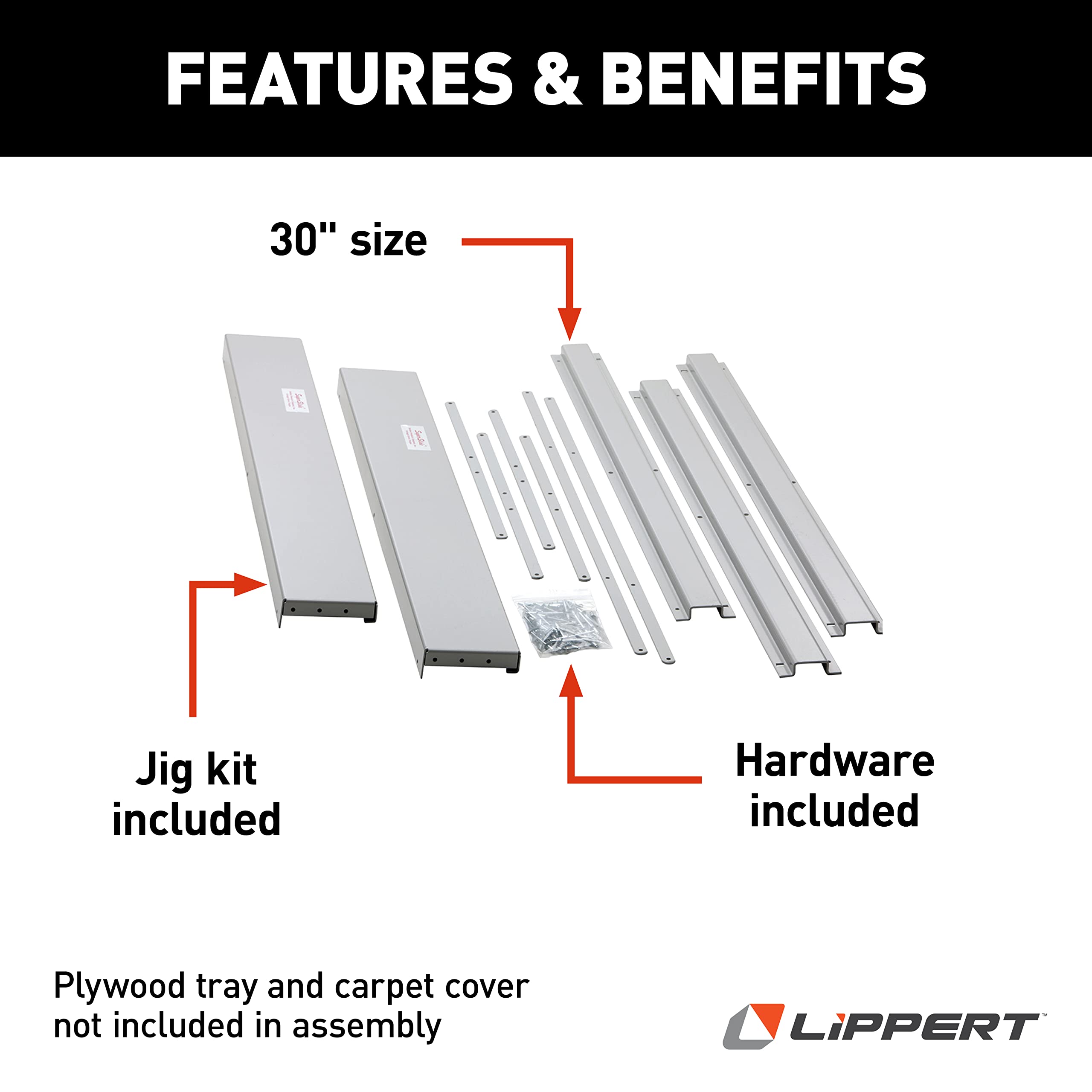Cargo Tray Kwikee Trim Kit in RVs