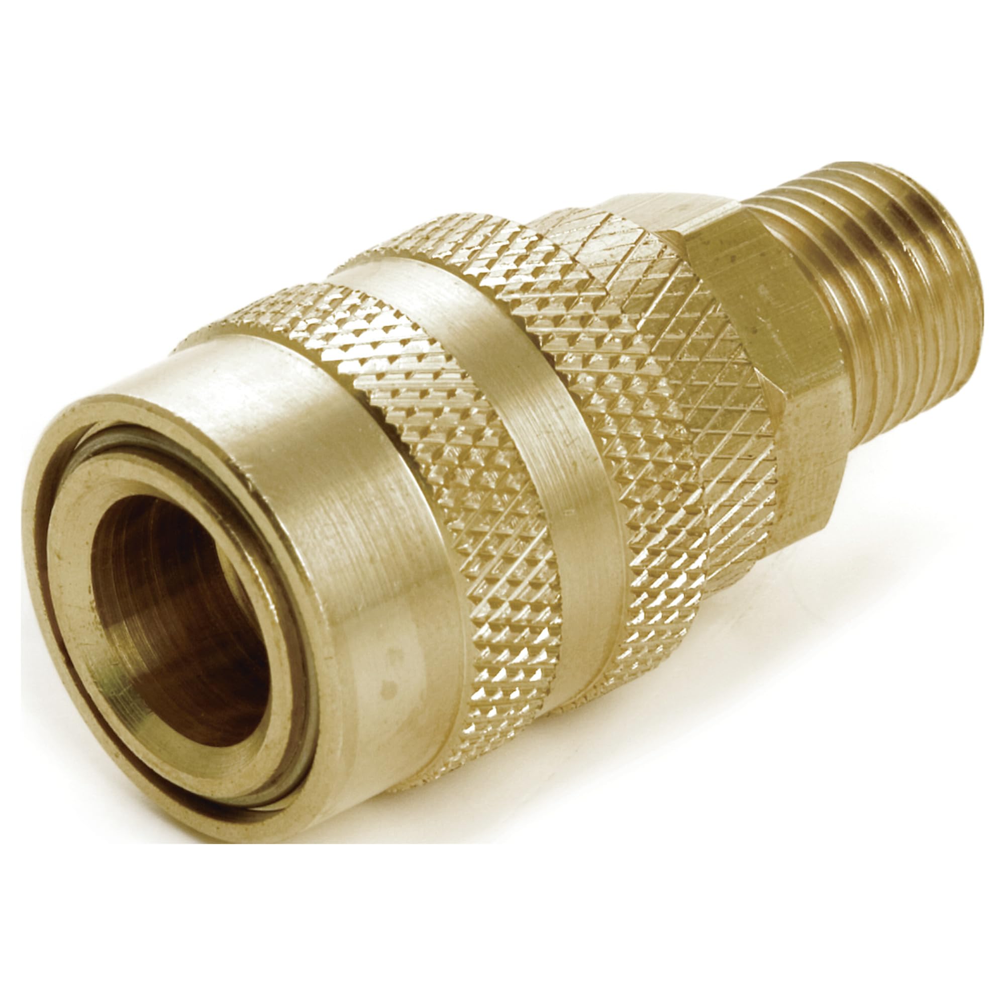 1/4-Inch Male NPT Air Hose Fitting Connector for High Performance Performance Tool M504C Brass Construction Pneumatic Tools