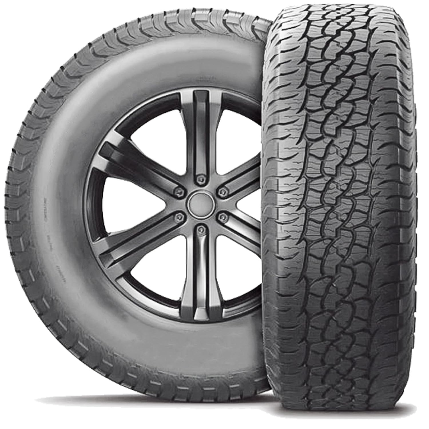 Trail-Terrain T/A BFGoodrich On and Off-Road Tire for Light Trucks, SUVs, and Crossovers, 255/55R20/XL 110H