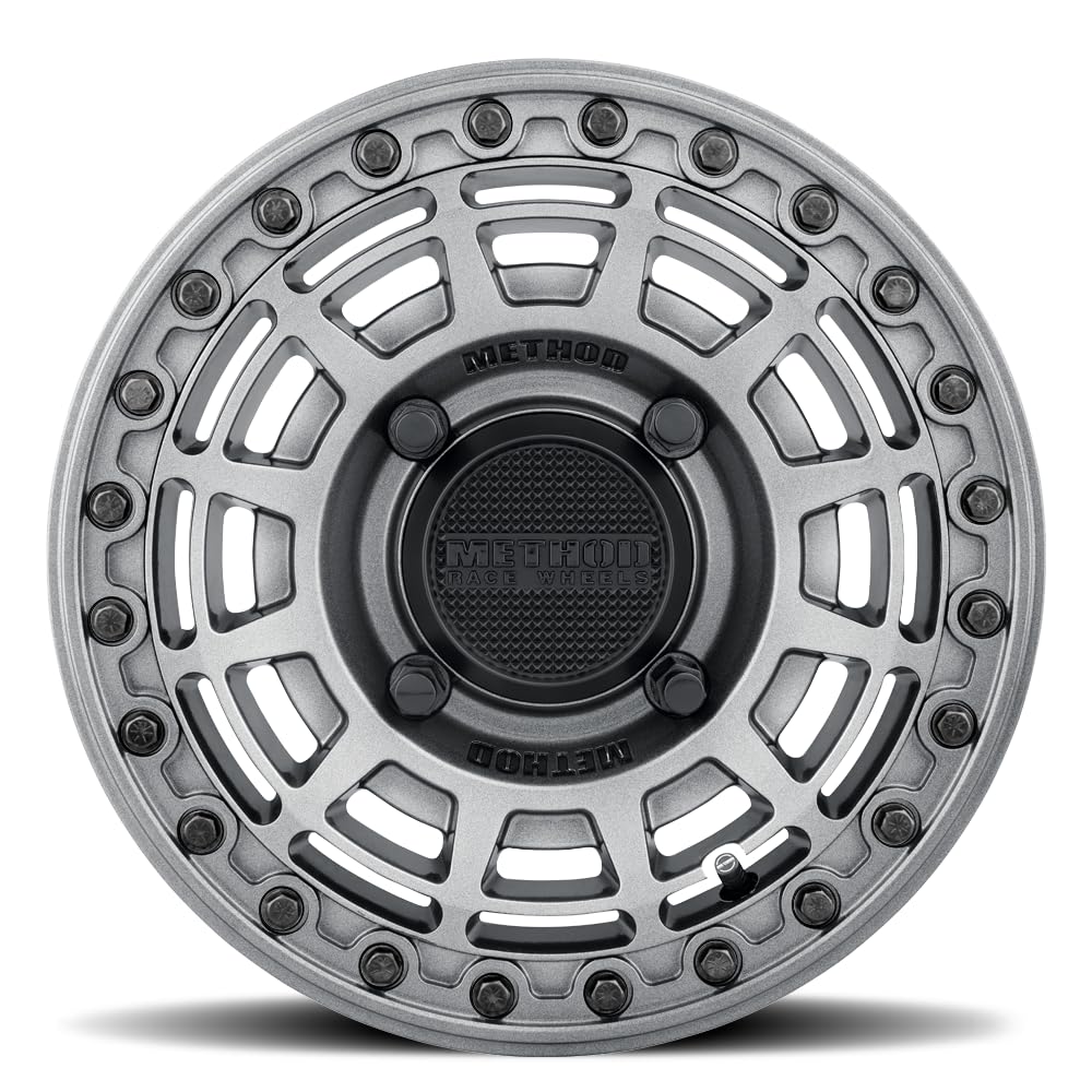 Method Race Wheel 15x7" UTV Beadlock 4x156, 38mm offset 5.33" Backspace, MR415570461252B