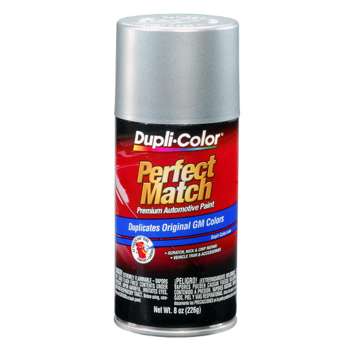 Perfect Match Dupli-Color Automotive Spray Paint – General Motors Silver Metallic, 15 WA8914 – 8 oz. Aerosol Can