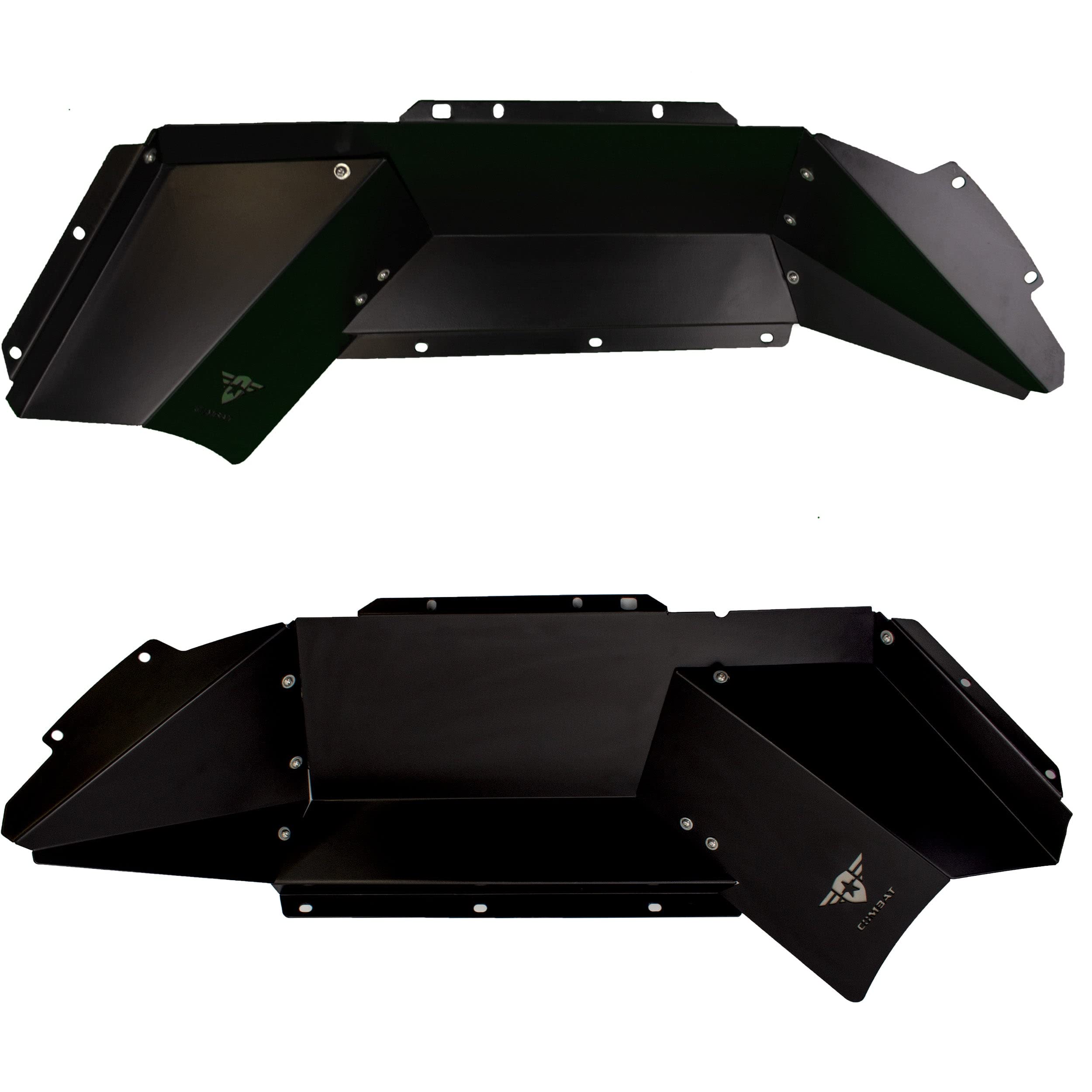Battle Ready Combat Off Road Aluminum Inner Fender Kit - Rear Pair - Compatible with Jeep JT Gladiator