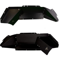 Battle Ready Combat Off Road Aluminum Inner Fender Kit - Rear Pair - Compatible with Jeep JT Gladiator