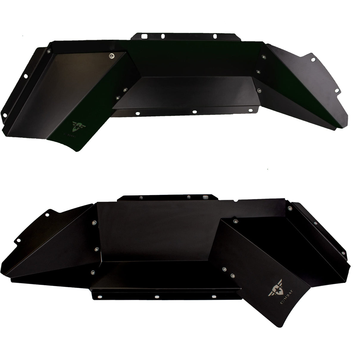 Battle Ready Combat Off Road Aluminum Inner Fender Kit - Rear Pair - Compatible with Jeep JT Gladiator
