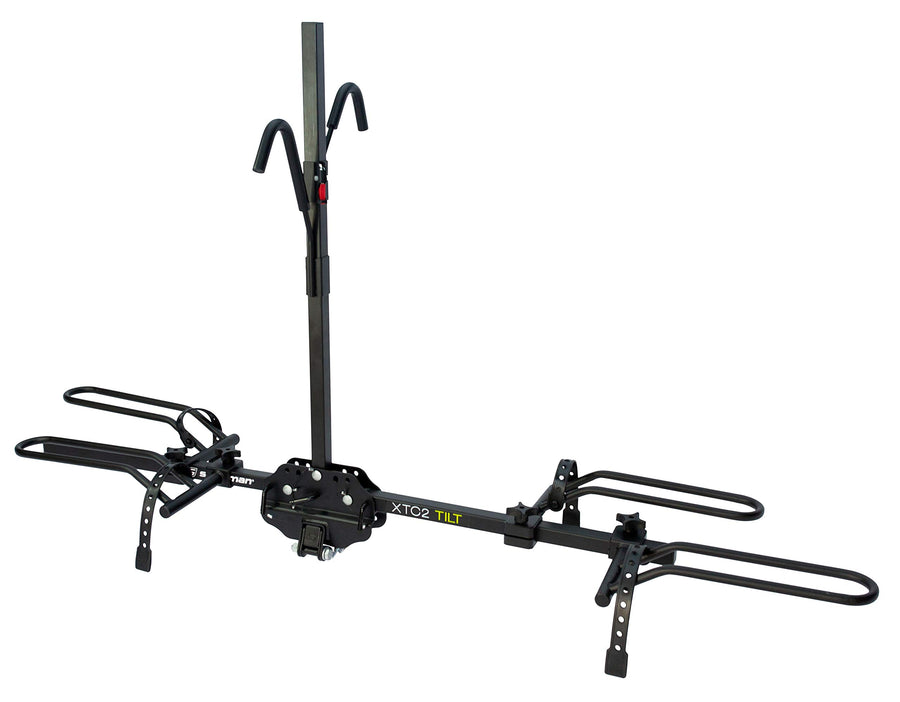 XTC2 TILT Swagman Hitch Mount Bike Rack, Black, 1-1/4" and 2" hitch receiver, class 2 or higher
