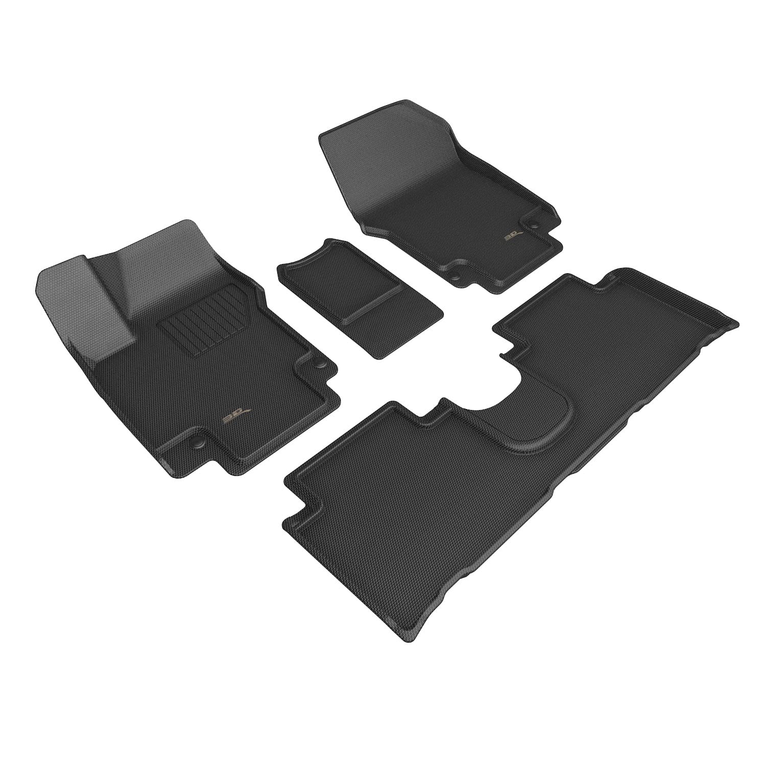 Kagu 3D MAXpider Custom Fit Floor Mat (Black) for Hyundai IONIQ 5 Limited 2022-2024 - Complete Set (Does Not Fit IONIQ 5 N)