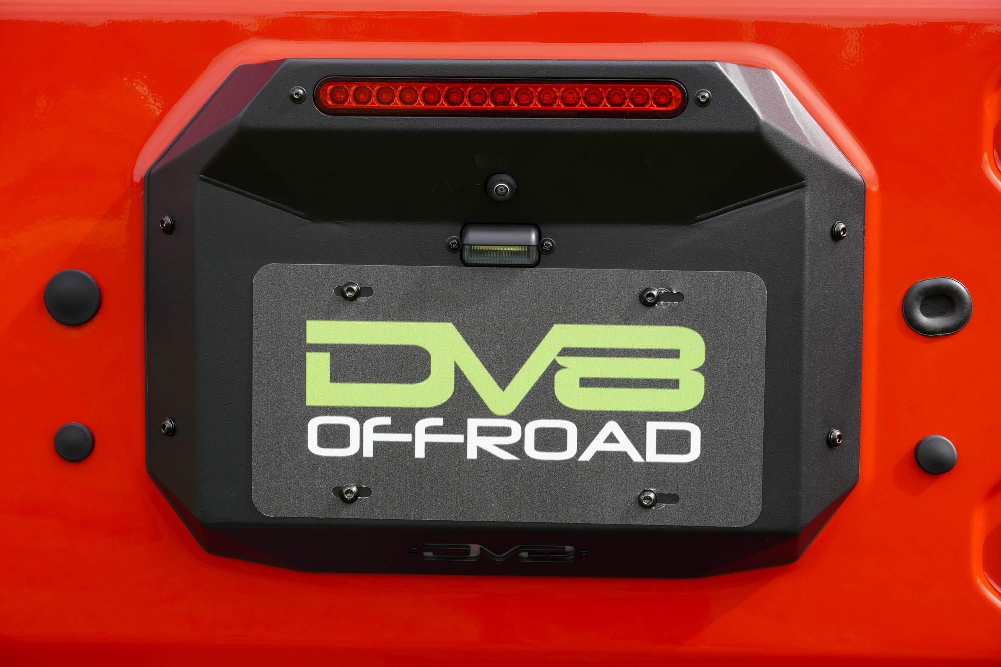 Spare Tire Delete DV8 Offroad for 2018-2025 Jeep Wrangler JL | Removes Heavy Spare Tire from Tailgate | Maximizes Rear Clearance for Rock Crawling | Included License Plate Mount/Light & Brake Light
