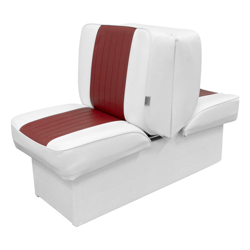 8WD707P-1-925 Wise Deluxe Lounge Seat (White/Red)