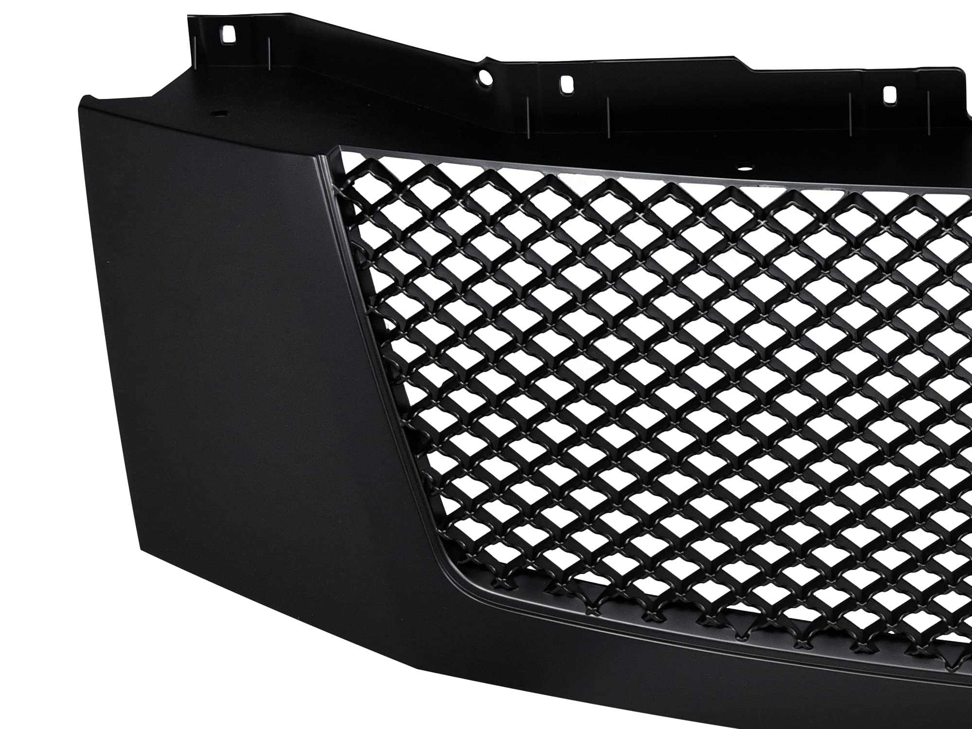 7146952 Armordillo USA Mesh Front Hood Grille - Matte Black Fits 2007-2014 Cadillac Escalade
