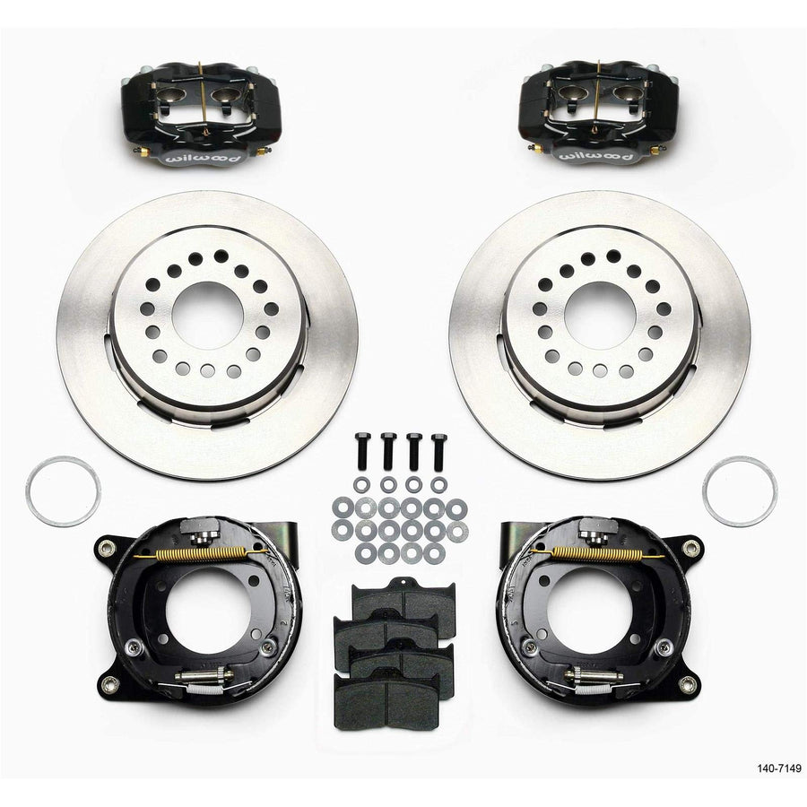 Rear Disc Brake Kit Wilwood 140-7149 with Parking Brake for Chevy