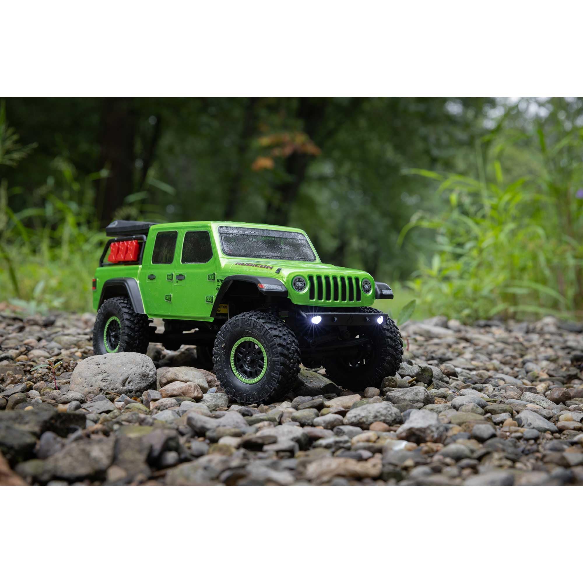 Axial RC Truck SCX24 4 Wheel Drive Jeep Gladiator Rock Crawler Brushed RTR Nothing Needed to Complete Ready-to-Run Green AXI00005V2T3, Remote Control Car, RC Car, RC Crawler