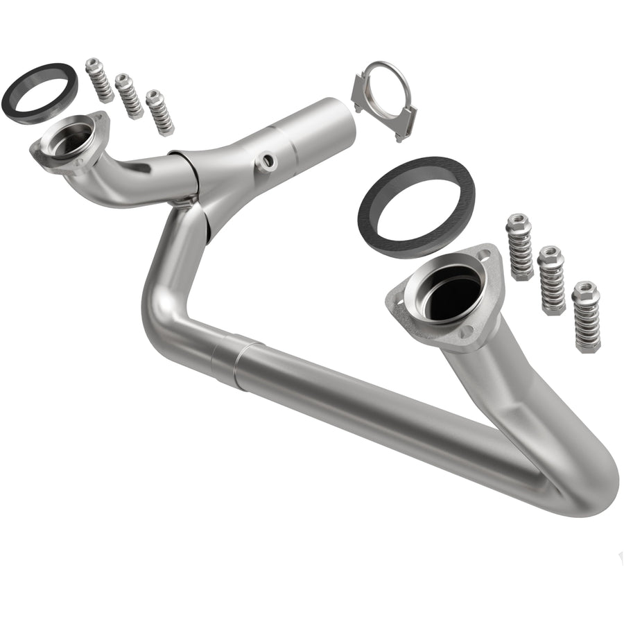 Replacement BRExhaust Front Pipe Kit 107-0174: Direct-Fit, Compatible with 88-93 C1500, C2500, K1500, K2500 4.3L, 5.0L
