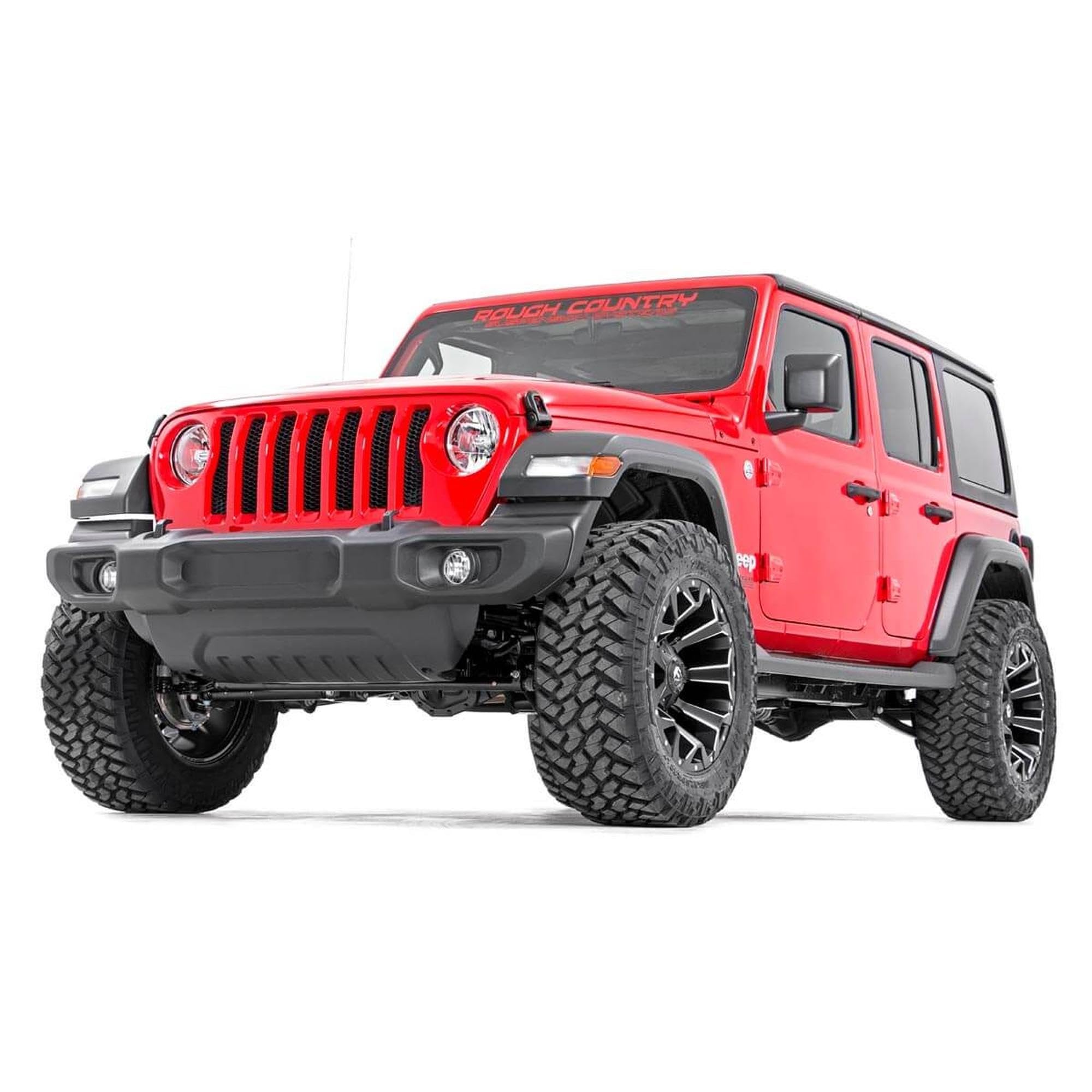 2-Door Rough Country 2.5" Lift Kit for 2018-2023 Jeep Wrangler JL - 91340